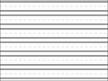 5  Free Lined Paper Template