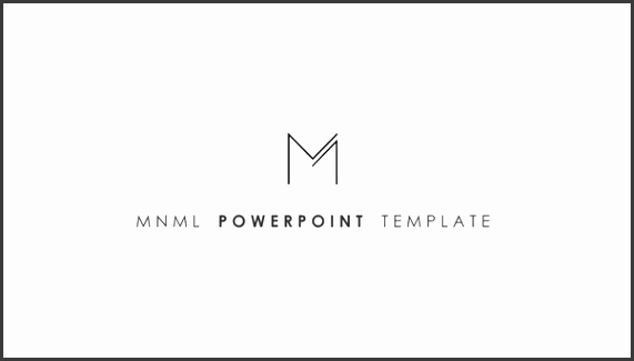 Make a Positive Impression with this Clean and Strong Powerpoint Template With MNML you have everything you need for a powerfull and convincing