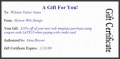 5  Free Printable Blank Gift Certificates