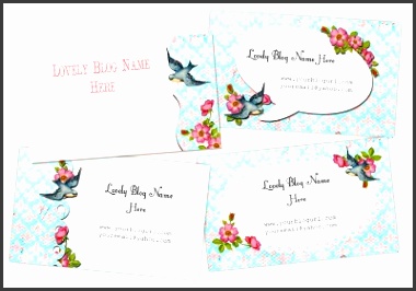 Free Printable Business Cards ShabbyBlogs