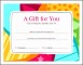 10  Free Printable Gift Certificate Template