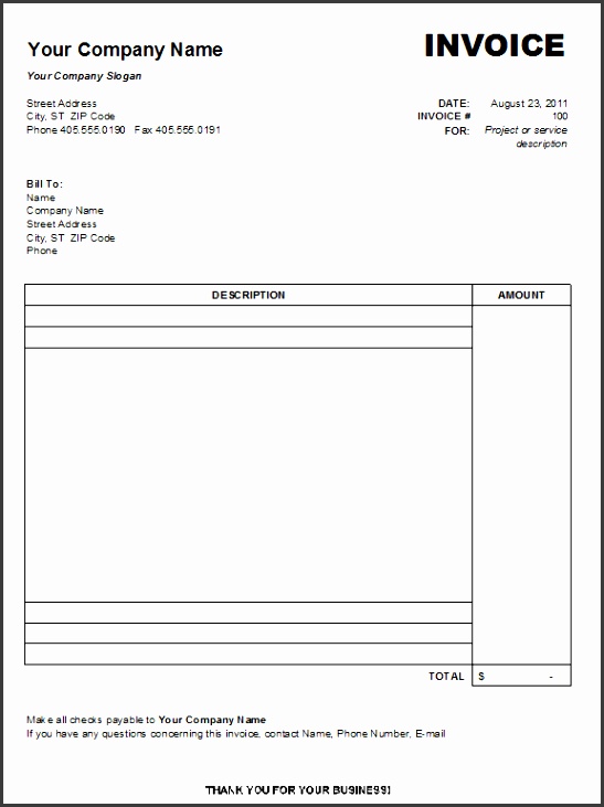 Free Printable Invoices Templates Free Printable Invoice Printable Invoice Template Free