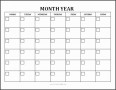 9  Free Printable Monthly Calendar Templates for Kids