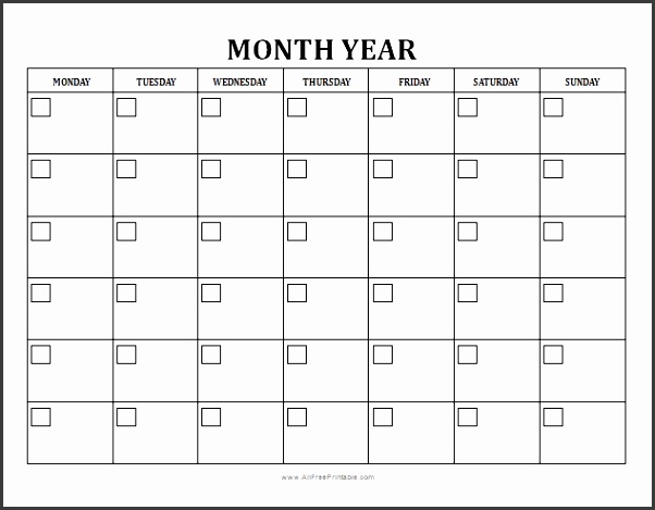 print blank monthly calendar free printable blank monthly calendar