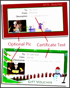Free Printable Gift Vouchers Christmas t card template How to Customize