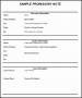 7  Free Promissory Note Template