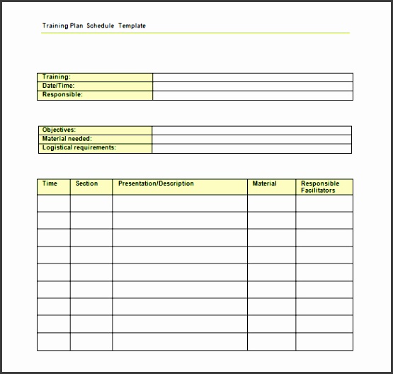 personal template formal exercise training and workout program schedule template blank