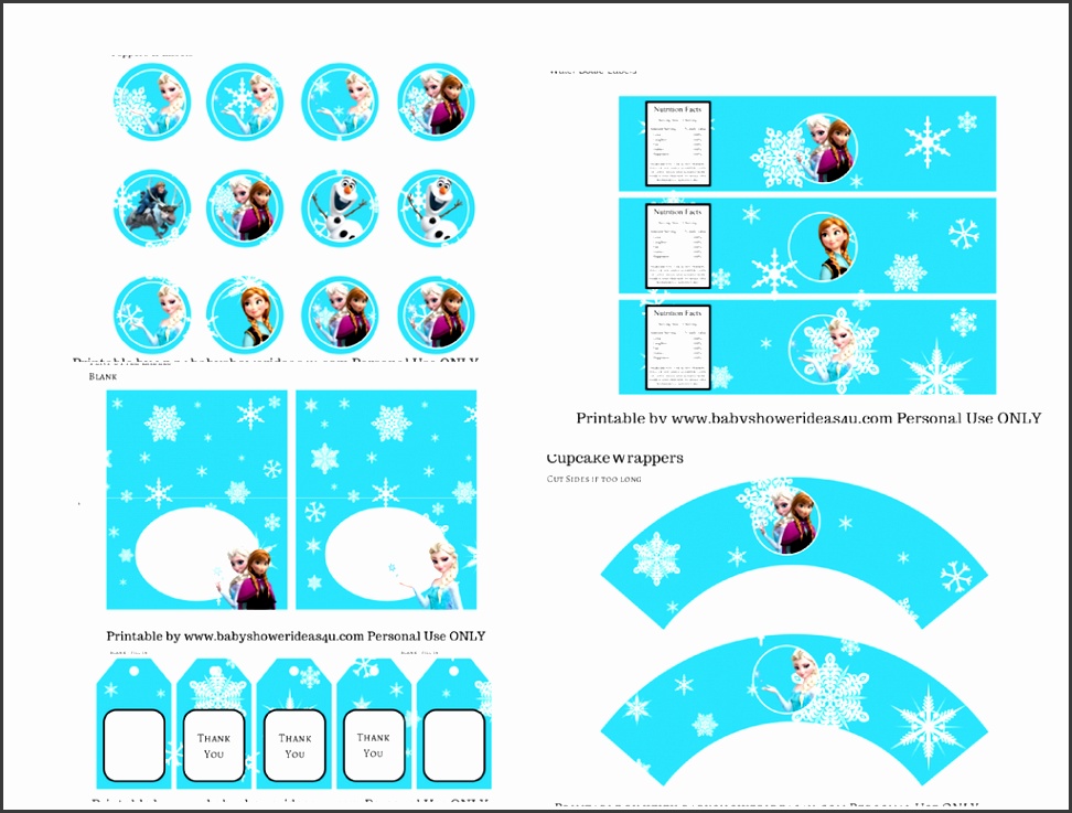 FREE Disney s FROZEN Printable