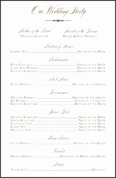 35 Best Printable Wedding Programs Pinterest
