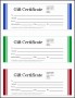 10  Gift Certificate Word Template