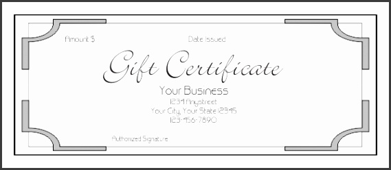 52 Template for t certificate optional Template For Gift Certificate Powerpoint Thelongwayup Templates Endowed Screnshoots with