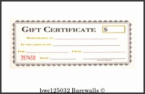 Gift Certificate Art Print Poster Gift Certificate
