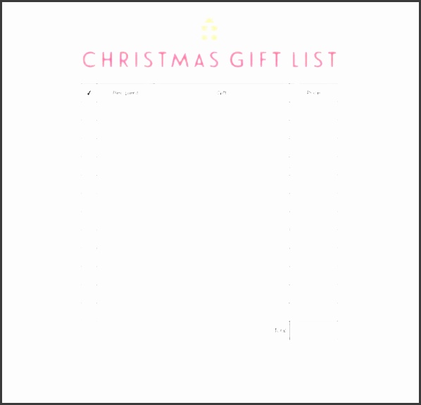 christmas gift list
