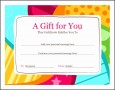10  Gift Voucher Free Template