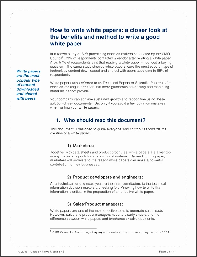 how to write a good white paper