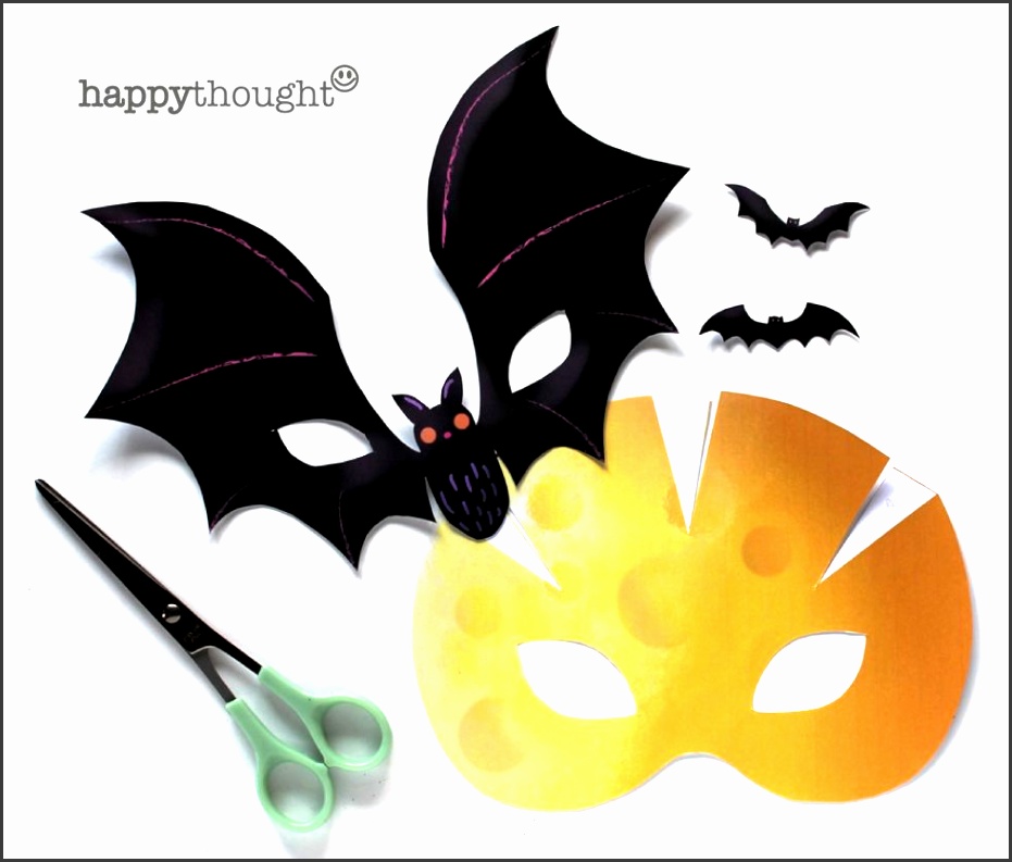 Instantly make printable Halloween masks for parties