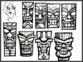 7  Indian Mask Template