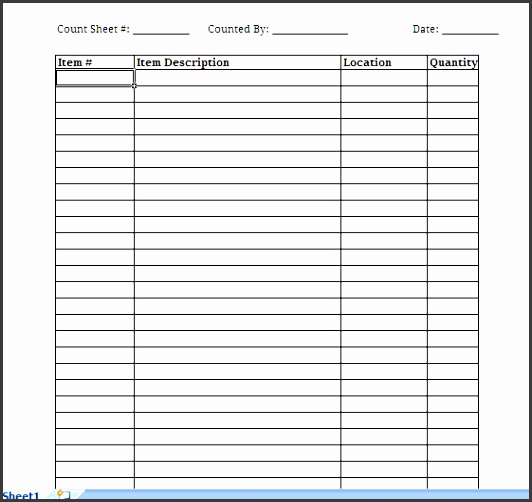 inventory spreadsheet templates 333