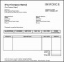 5  Invoice Template for Self Employed