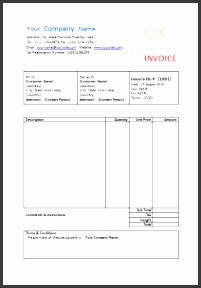 Simple Invoice Template For Word r0jzf Simple Invoice Template For Word