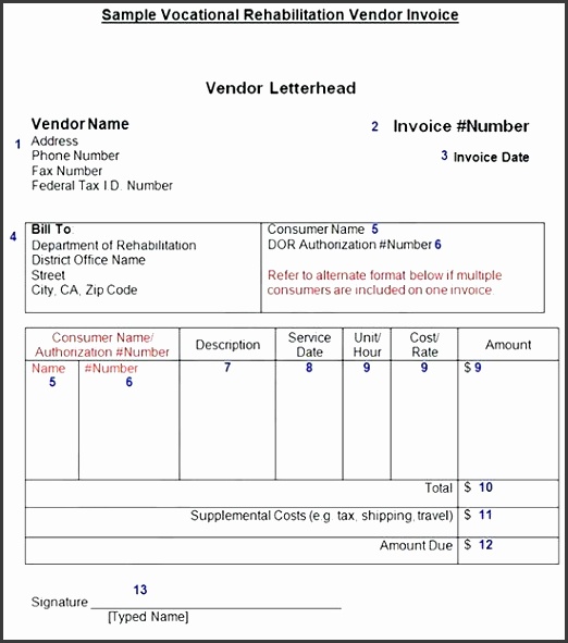 vendor invoice template vendor invoice tracking template