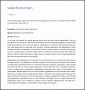 8  issue Paper Template