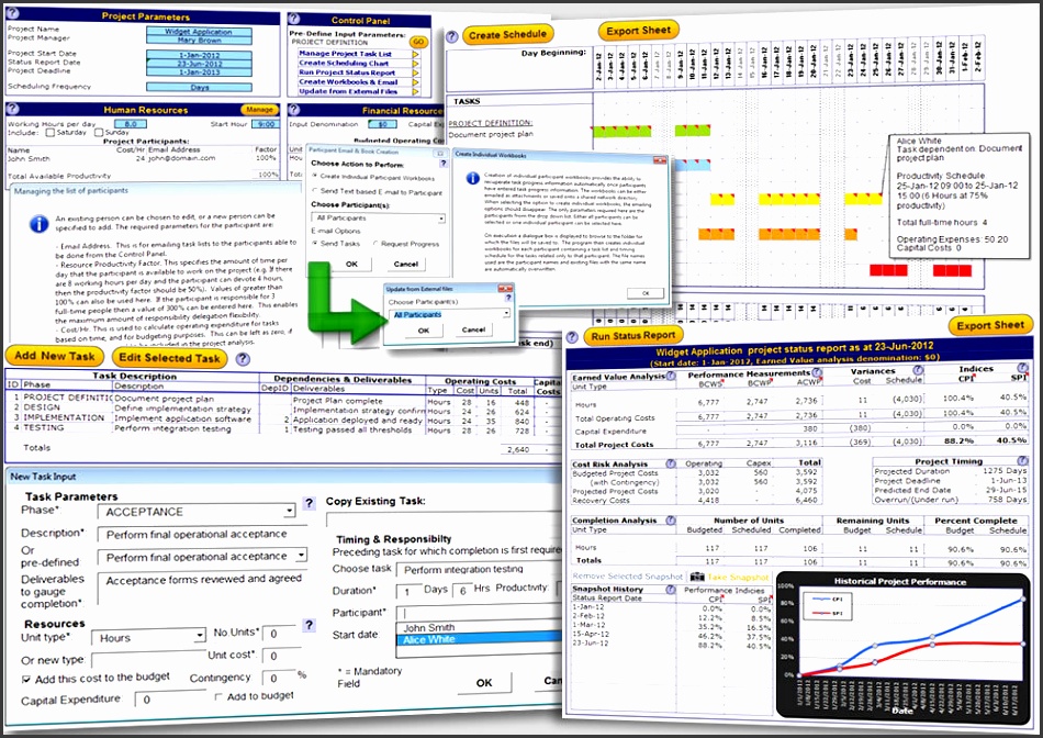 Screenshot 1 for Project Management Template