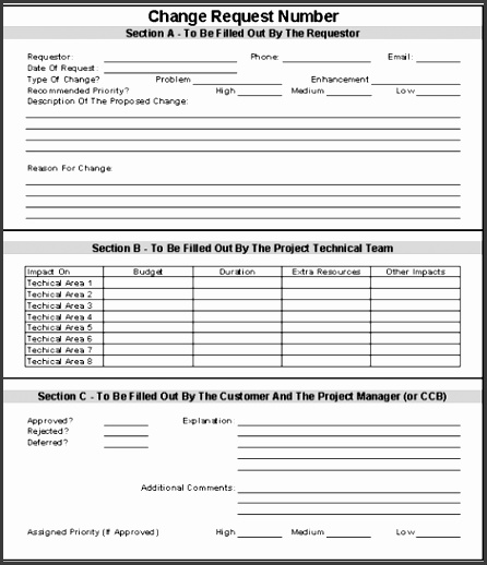 software development request form template great itil change request form images gallery change management