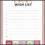 8  Kids Christmas List Template