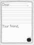 6  Kindergarten Writing Paper Template