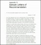 5  Letter Of Recommendation Template