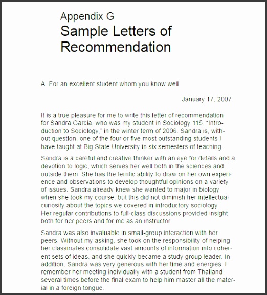 High School Letter of Re mendation Template