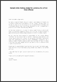 Letter To Judge Format · Letter To A Judge Format