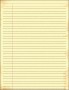 8  Lined Notebook Paper Template