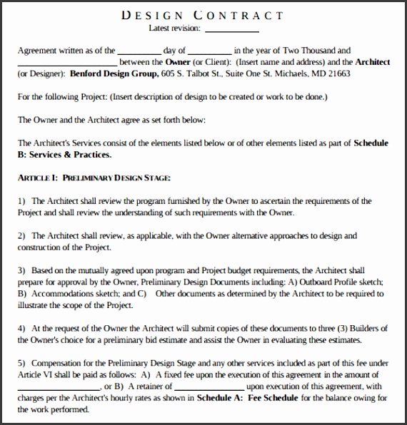 interior designer charges 12 vibrant idea contract template