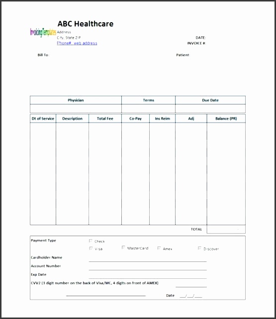 bill format in word medical bill template proforma invoice format word document