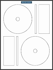 Amazon 200 Cd Dvd Labels Blank Labels Brand Fits Memorex