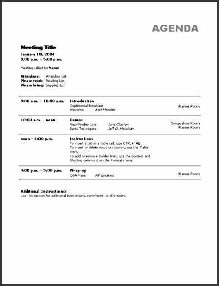 meeting agenda template word 11 6 meeting agenda template word