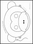 8  Monkey Mask Template