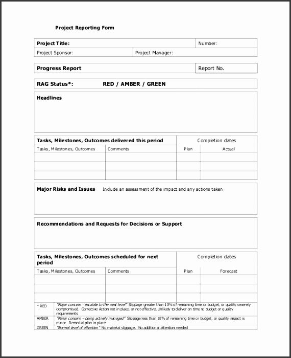 Multiple Projects Tracking Template