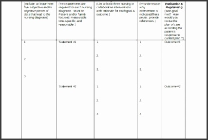 Sample Nursing Care Plan Template 8 Free Documents in PDF Word