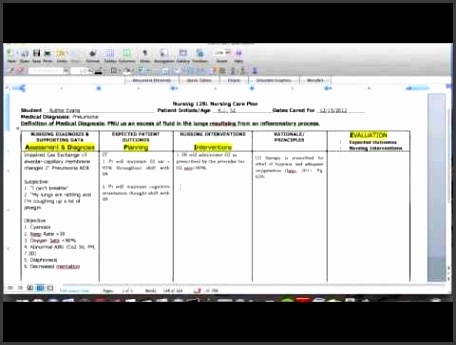 Nursing Care Plan Tutorial