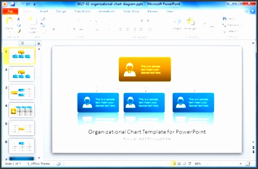 Org Chart Template for PowerPoint