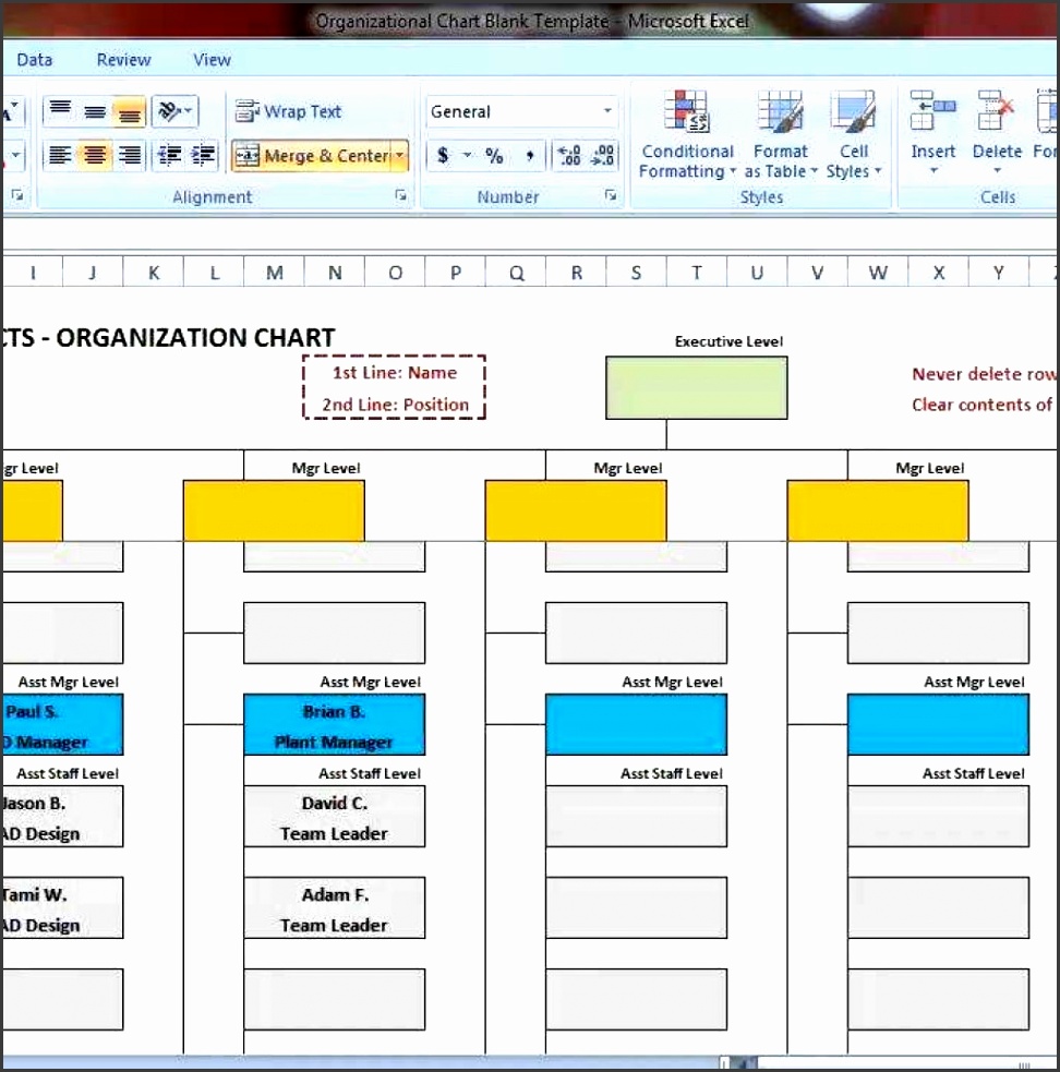 Excel Organization Chart Template Demonstration – Youtube with regard to Excel Templates Organizational Chart Free Download