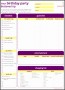 10  Party Planning Template