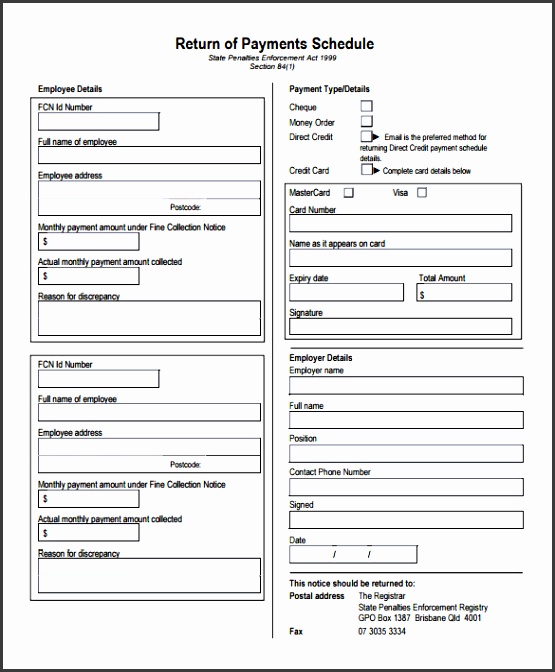 payment template