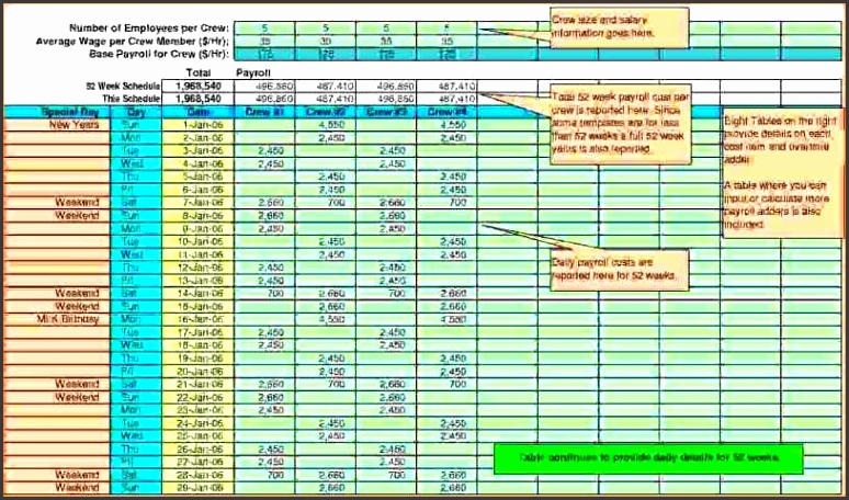 Spreadsheet Templates 10 Microsoft Excel Payroll Templates