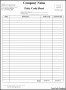 9 Petty Cash Log Template