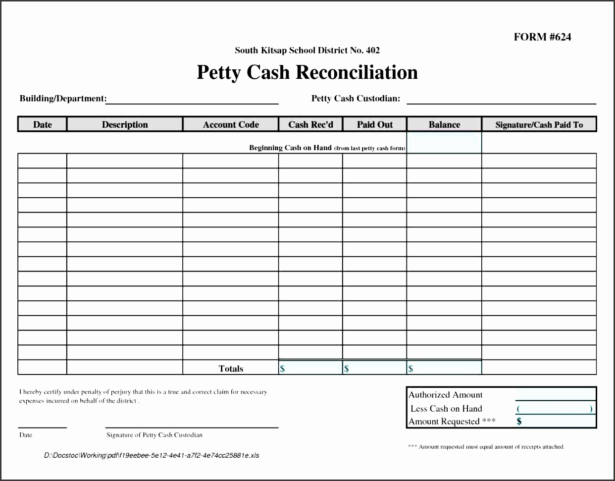 petty cash policy template cash reconciliation form template accountingpetty log pinterest posts petty petty cash policy template cash log