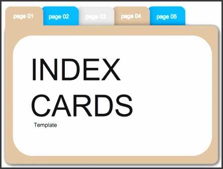 index cards template powerpoint 1